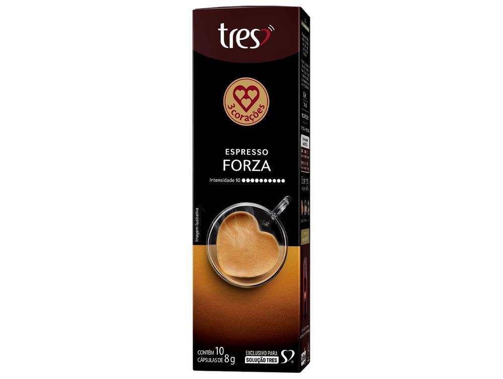 Cápsula de Café Espresso Forza TRES 3 Corações - 1