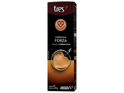 Cápsula de Café Espresso Forza TRES 3 Corações