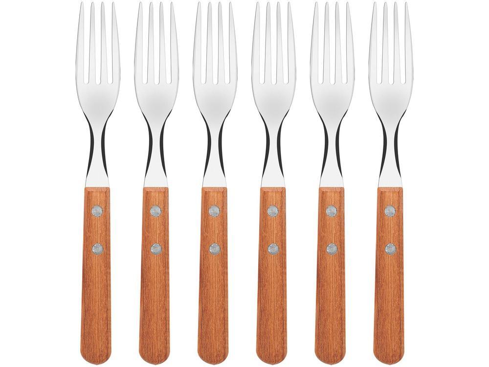 Garfo Mesa Tramontina Inox Dynamic 6 Peças - 1