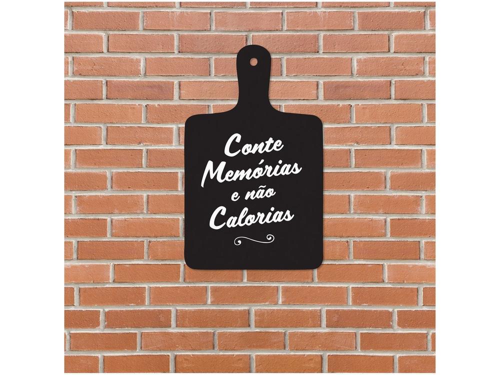 Placa Decorativa MDF Open Bar Memórias 17x28cm - 2