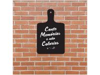 Placa Decorativa MDF Open Bar Memórias 17x28cm - 2