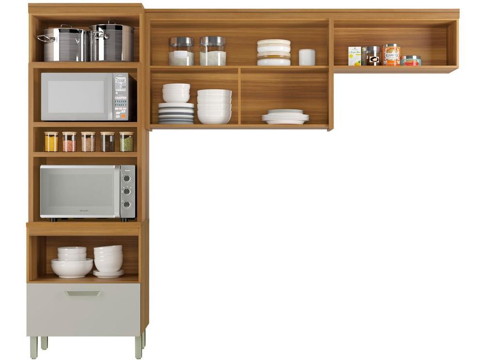 Armário de Cozinha Compacta Nesher Realeza Nicho para - 15