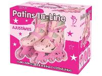 Kit Patins Infantil in Line Fênix Rosa - 3