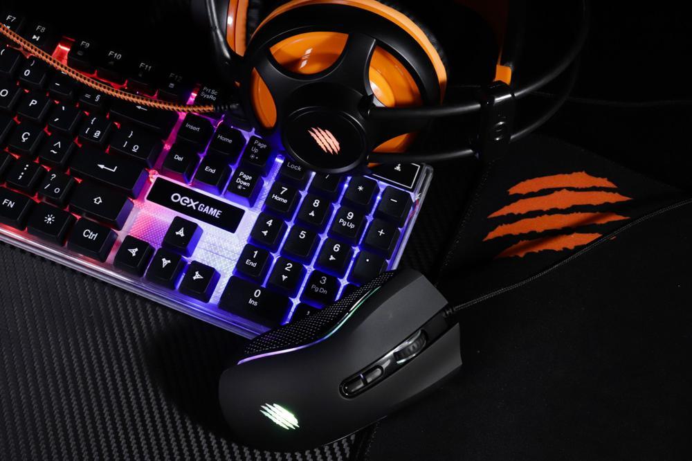 Kit Gamer Teclado Mouse Headset Mouse Pad - 2