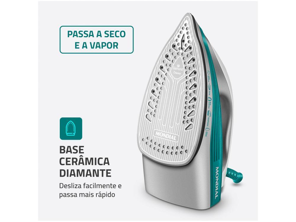 Ferro de Passar Roupa a Vapor Mondial - 2