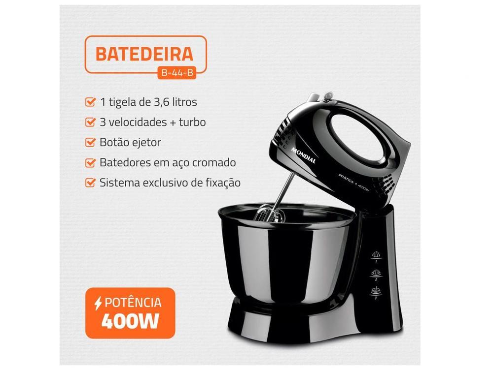 Kit KT-105-B Mondial com Liquidificador Batedeira - 6