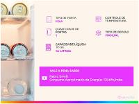 Frigobar Midea 45L Branco - 2