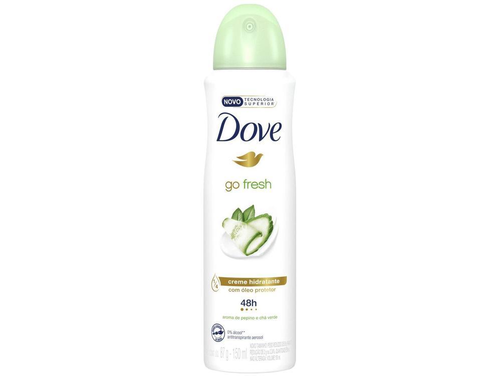 Desodorante Aerosol Dove Fresh Care Pepino e Chá Verde 150ml - 10