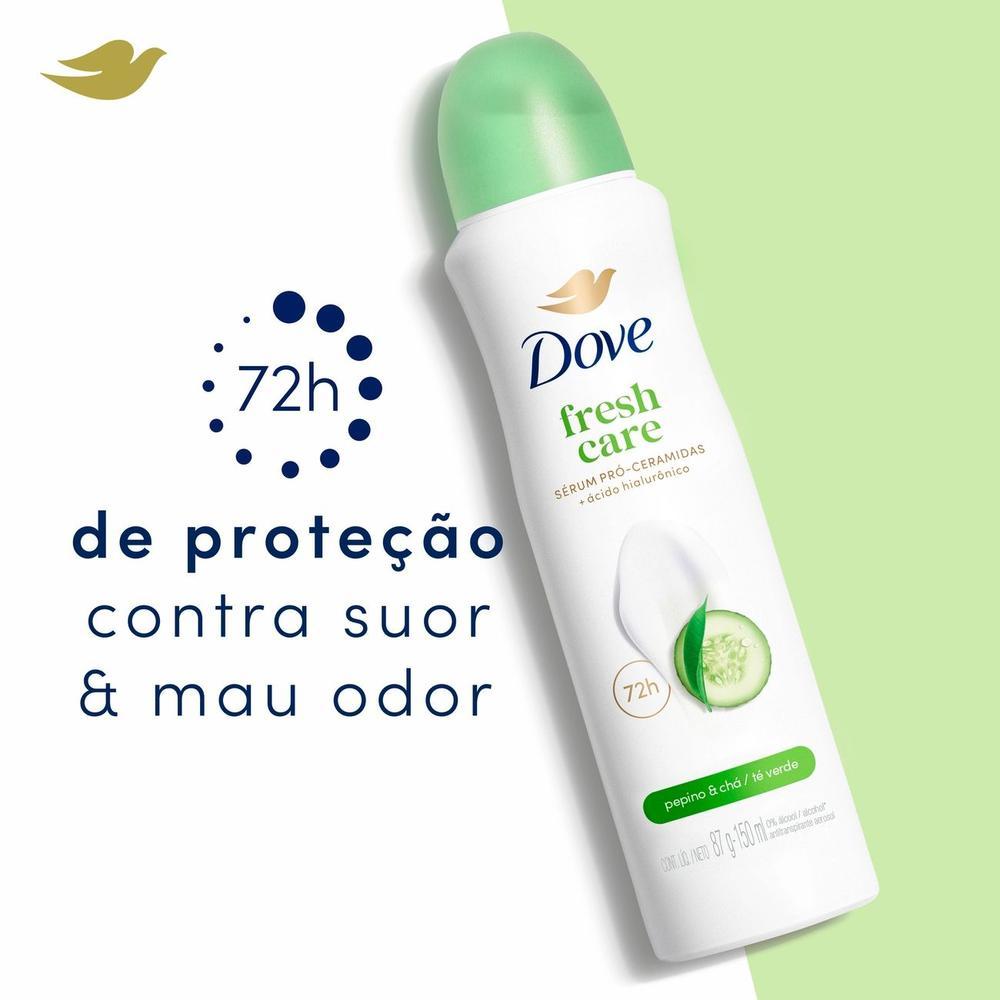 Desodorante Aerosol Dove Fresh Care Pepino e Chá Verde 150ml - 6