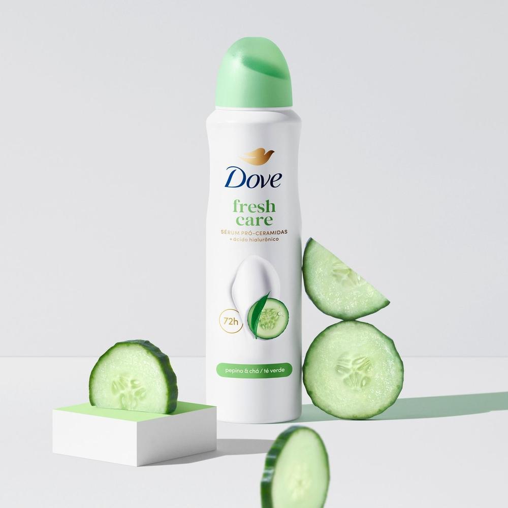Desodorante Aerosol Dove Fresh Care Pepino e Chá Verde 150ml - 7