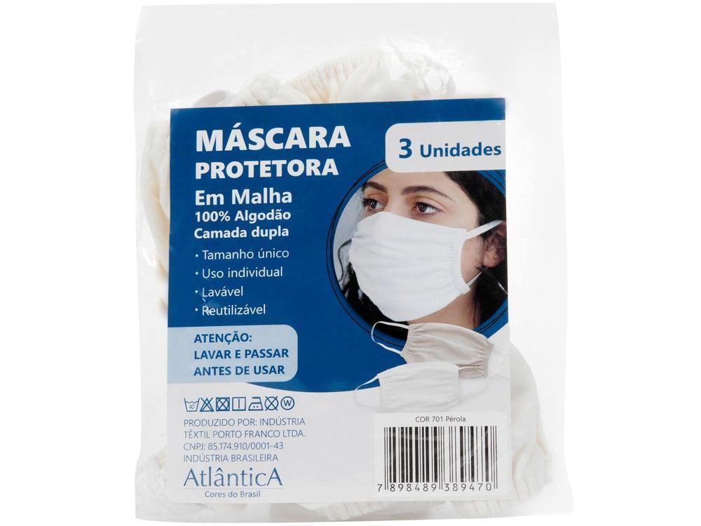 Máscara Lavável / Reutilizável Dupla Camada Pérola - 6