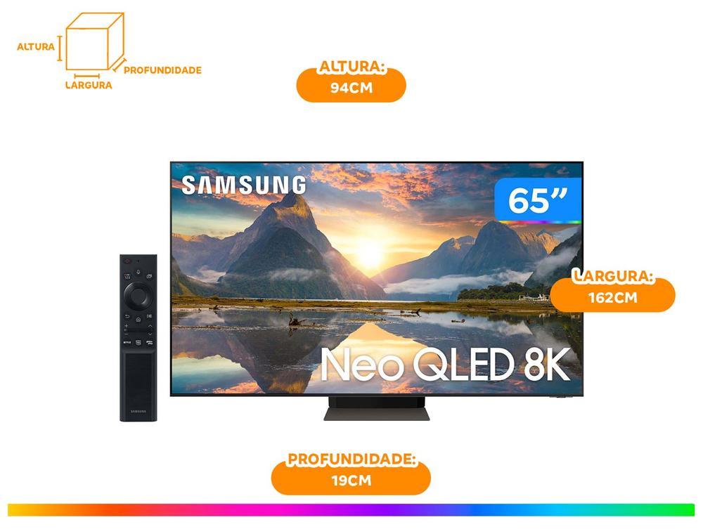 Smart TV 65” 8K NEO QLED Mini LED Samsung - 9