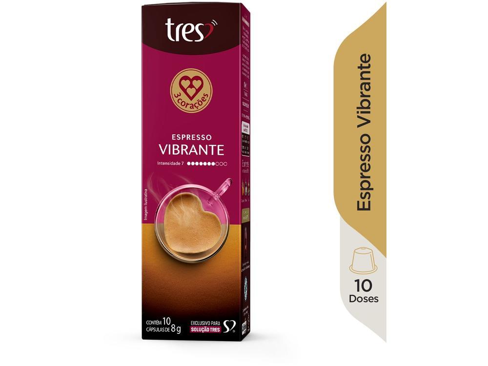 Cápsula de Café Espresso Vibrante TRES 3 Corações - 6