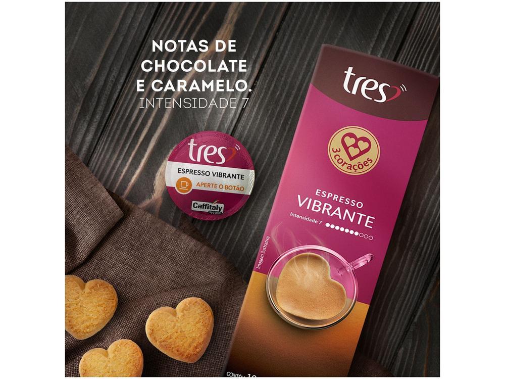 Cápsula de Café Espresso Vibrante TRES 3 Corações - 8