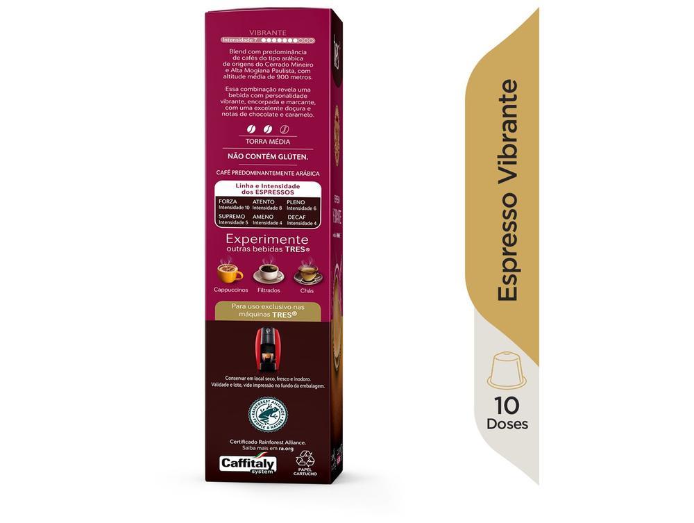 Cápsula de Café Espresso Vibrante TRES 3 Corações - 3