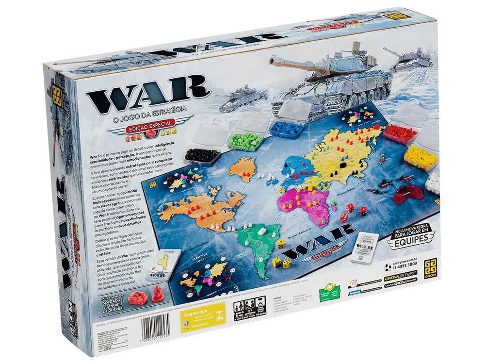 Jogo War de Tabuleiro O Jogo da Estratégia - 13