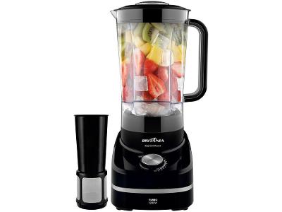 Liquidificador Britânia BLQ1250 Revert Turbo Preto com Filtro 12 Velocidades 1200W