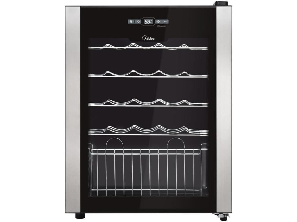 Adega Climatizada Midea 24 Garrafas com Painel Touch WBB241 com Compressor - 1