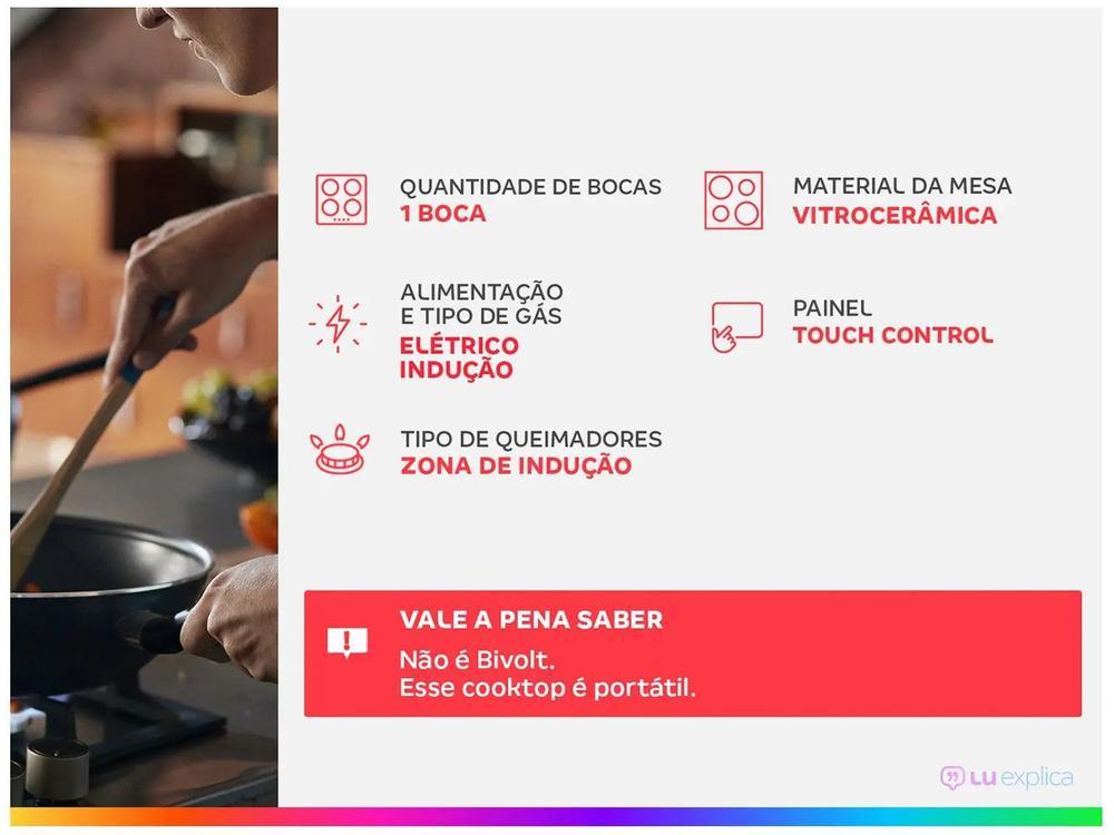 Cooktop 1 Boca Electrolux Indução Portátil - 2