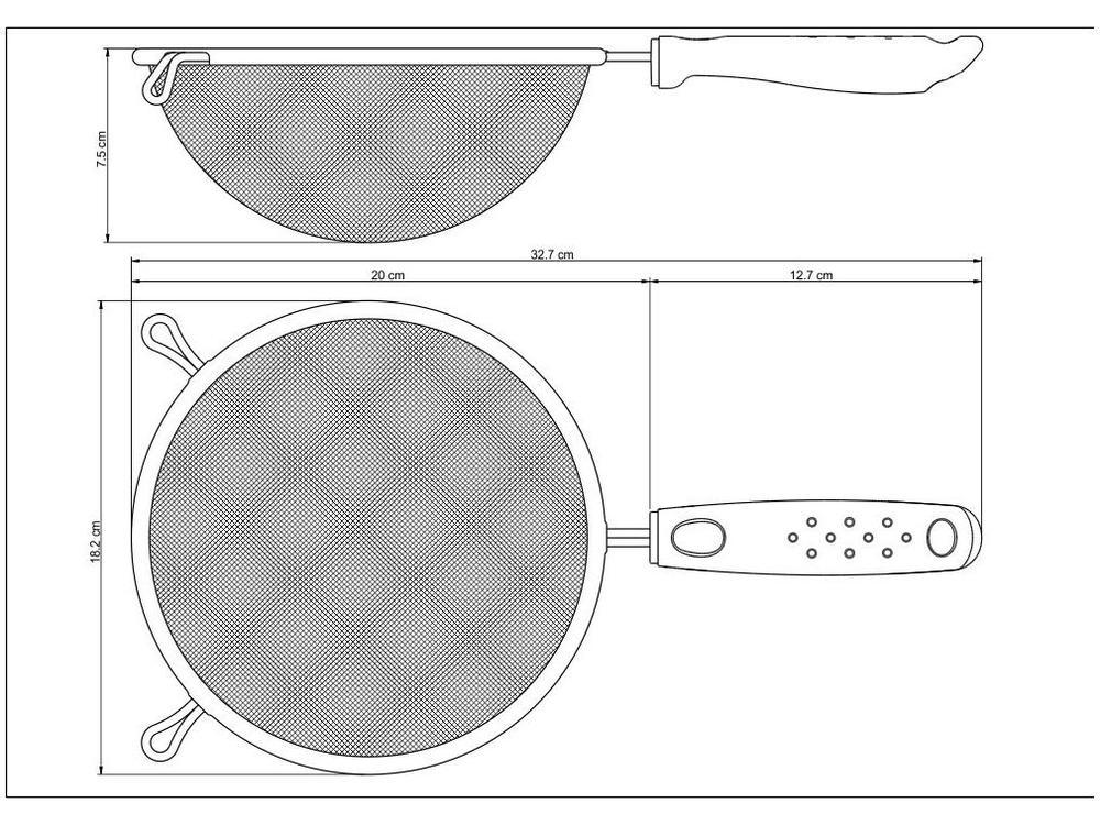 Peneira Inox 17cm Tramontina Utilitá - 4