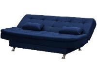 Sofá-cama Casal 3 Lugares Reclinável Veludo Light Matrix Salomé - 5