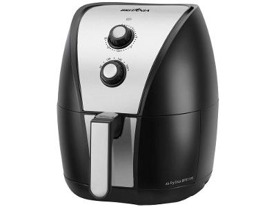 Fritadeira Elétrica sem Óleo/Air Fryer Britânia BFR11PI Preto 4,4L com Timer