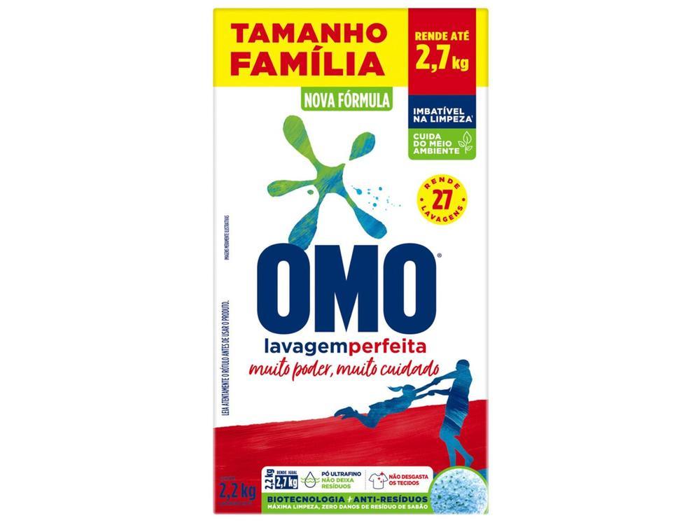 Sabão em Pó Omo Lavagem Perfeita Tamanho Família 2,2kg - 13