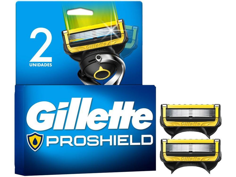 Lâmina de Barbear Gillette Fusion Proshield 2 Peças - 1