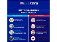 Garrafa de Tinta Epson T504 Preto Original Refil - 3