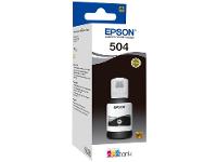 Garrafa de Tinta Epson T504 Preto Original Refil - 5