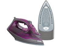 Ferro de Passar Roupa a Vapor e a Seco Arno Powergliss com Base Cerâmica XGlide FPO1 Cinza e Roxo - 18