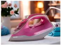 Ferro de Passar Roupa a Vapor e a Seco Arno Powergliss com Base Cerâmica XGlide FPO1 Cinza e Roxo - 27