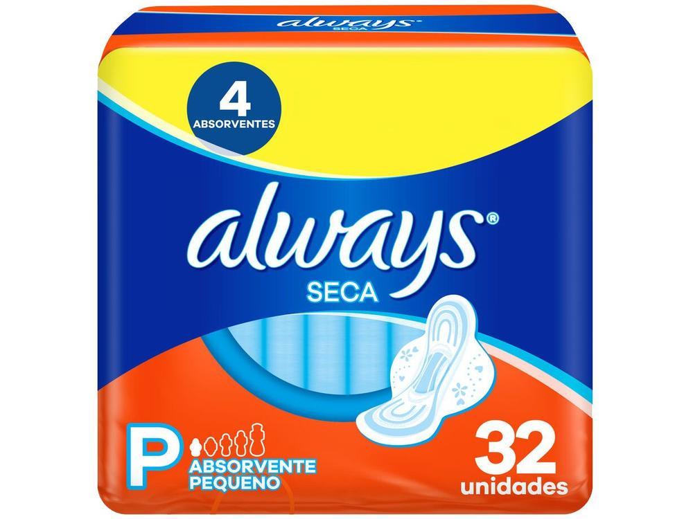 Absorvente Always Super Proteção Seca com Abas - 10