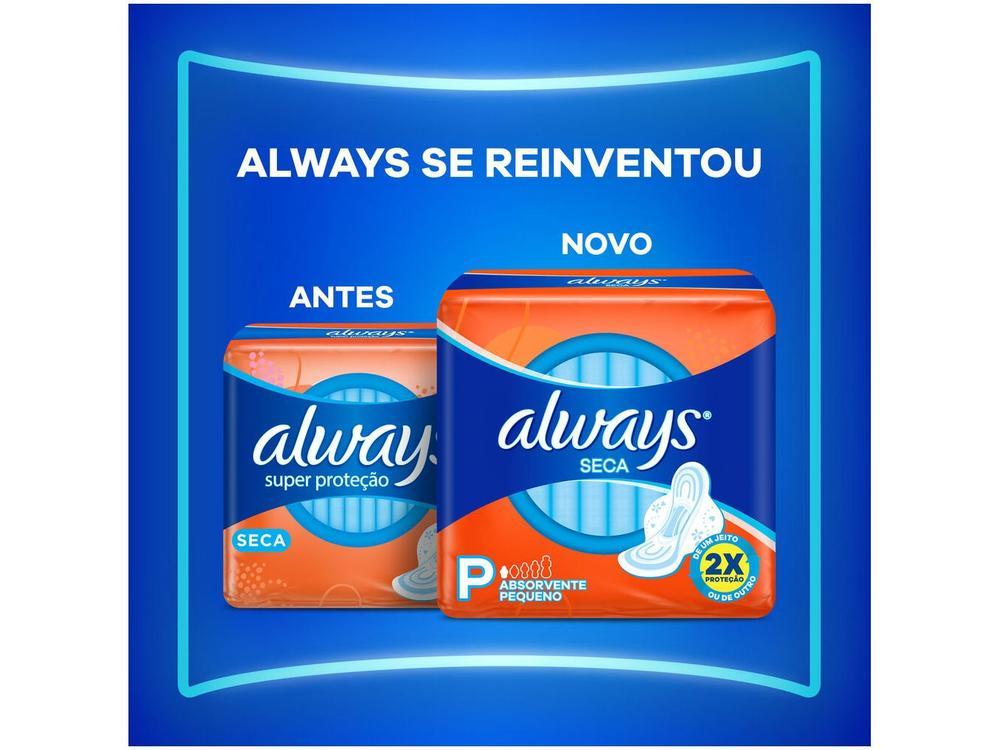 Absorvente Always Super Proteção Seca com Abas - 12