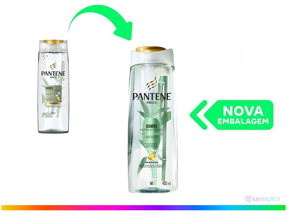 Shampoo Pantene Bambu Nutre e Cresce 400ml - 8