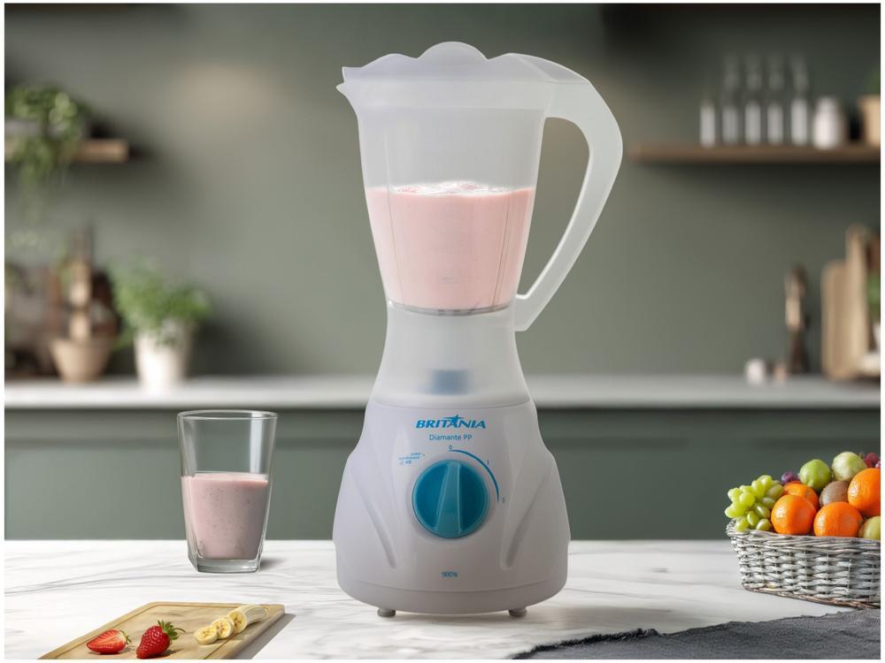 Liquidificador Britânia Diamante Branco - 3