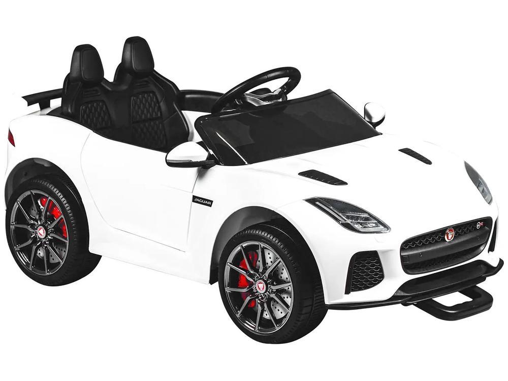 Carro Elétrico Infantil Jaguar Branco Bandeirante - 2