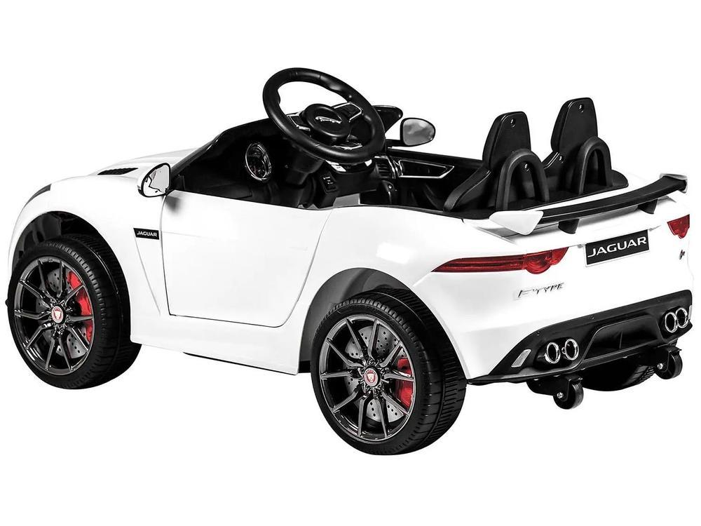 Carro Elétrico Infantil Jaguar Branco Bandeirante - 3