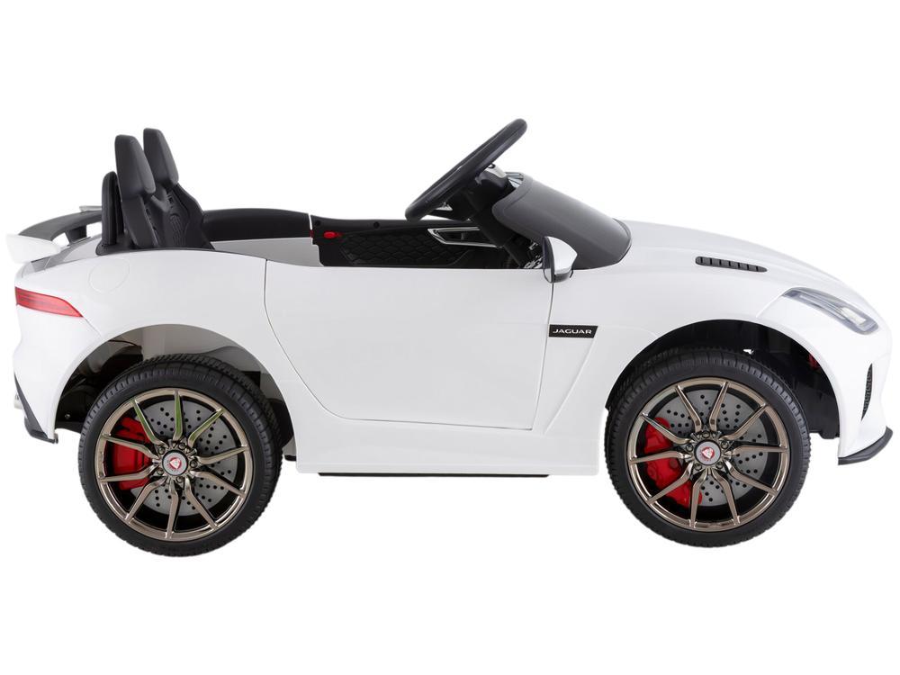 Carro Elétrico Infantil Jaguar Branco Bandeirante - 5