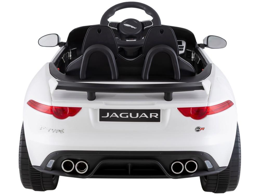 Carro Elétrico Infantil Jaguar Branco Bandeirante - 7