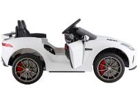Carro Elétrico Infantil Jaguar Branco Bandeirante - 6
