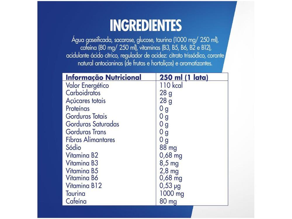 Bebida Energética Red Bull Melancia 250ml 4 Unidades - 12