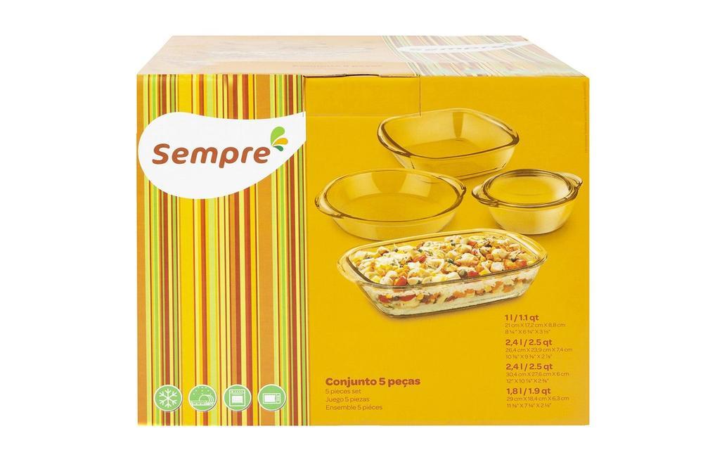 Conjunto de Assadeiras Sempre Quadrada - 7