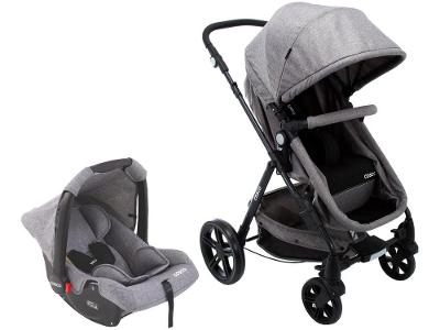 Carrinho de Bebê com Bebê Conforto Cosco Kids Poppy Duo 0 a 22kg