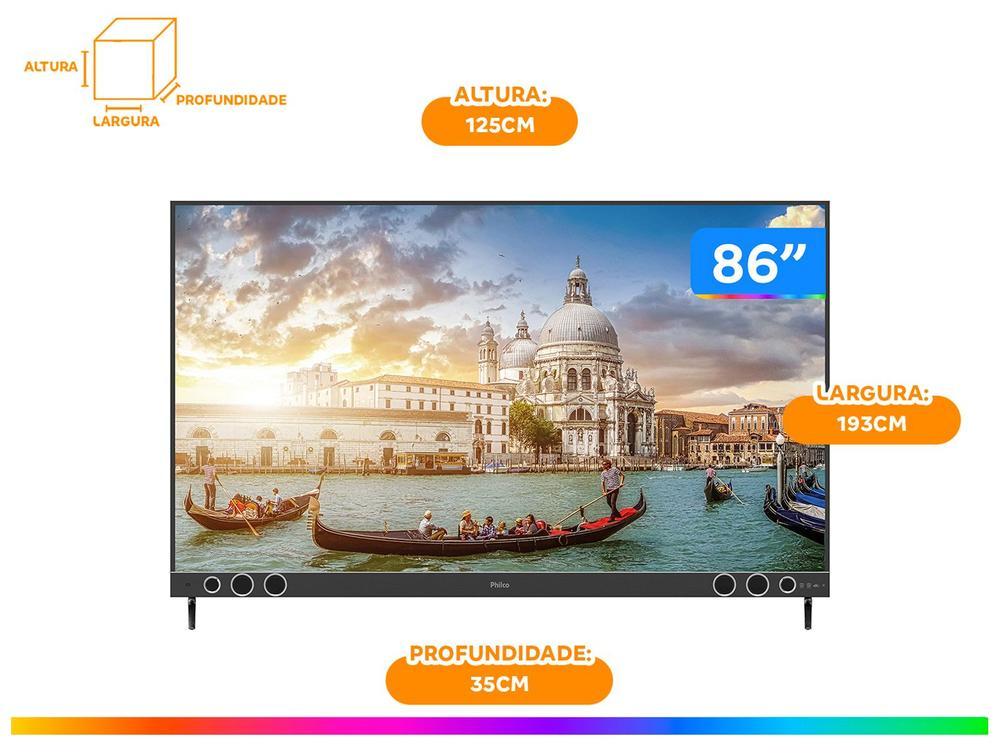 Smart TV UHD D-LED 86” PTV86P50AGSG Android - 7