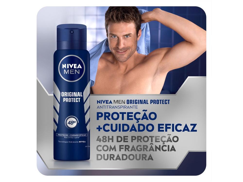 Desodorante Nivea Men Original Protect Aerossol - 10