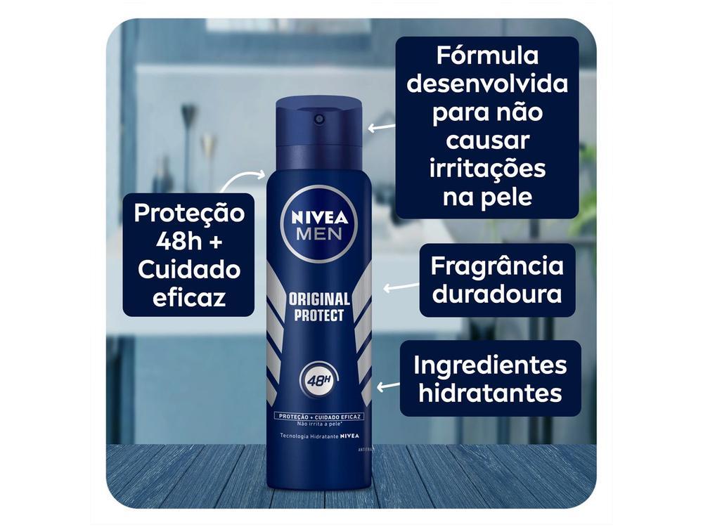 Desodorante Nivea Men Original Protect Aerossol - 11