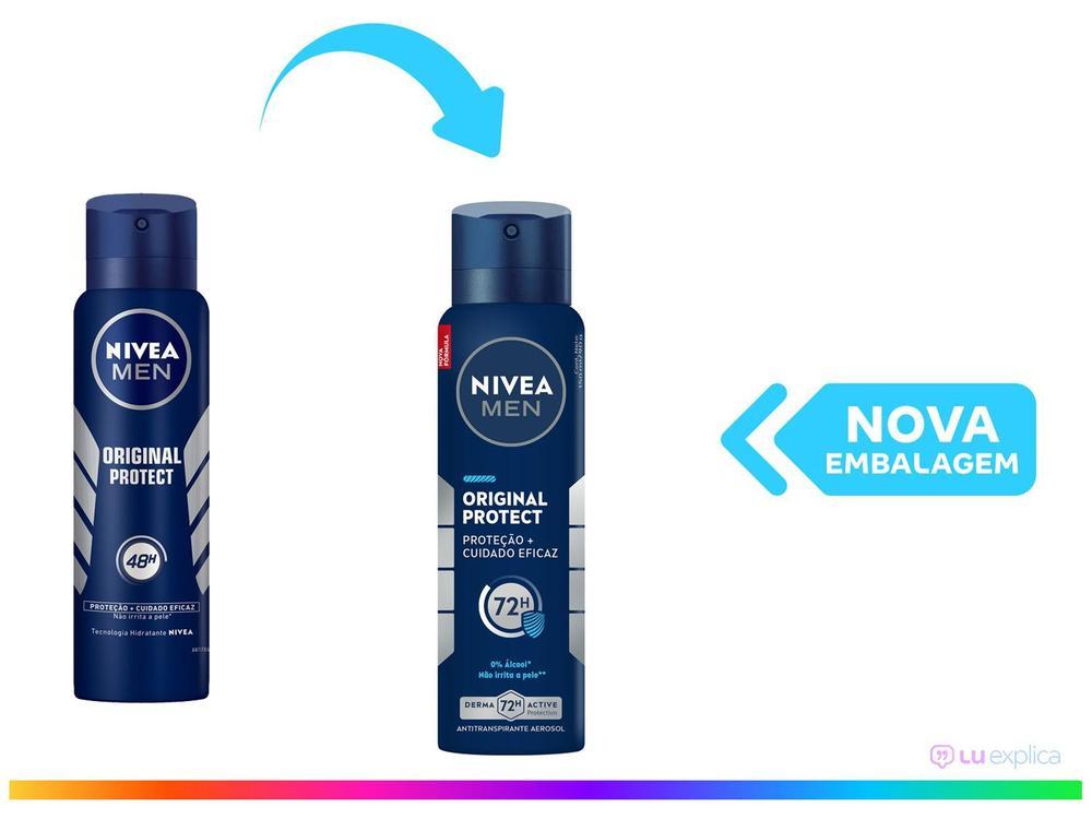 Desodorante Nivea Men Original Protect Aerossol - 2