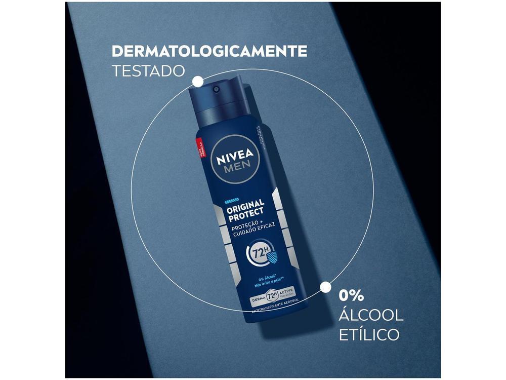Desodorante Nivea Men Original Protect Aerossol - 8
