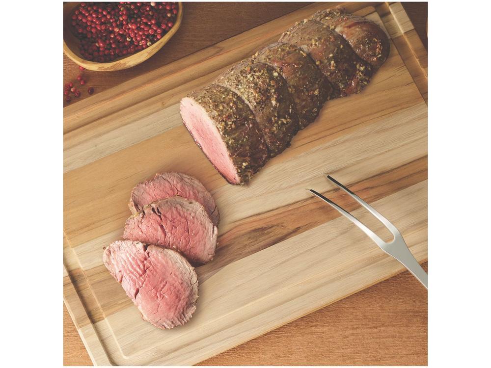 Tábua para Churrasco de Madeira Retangular Tramontina 13456052 40x28cm - 3